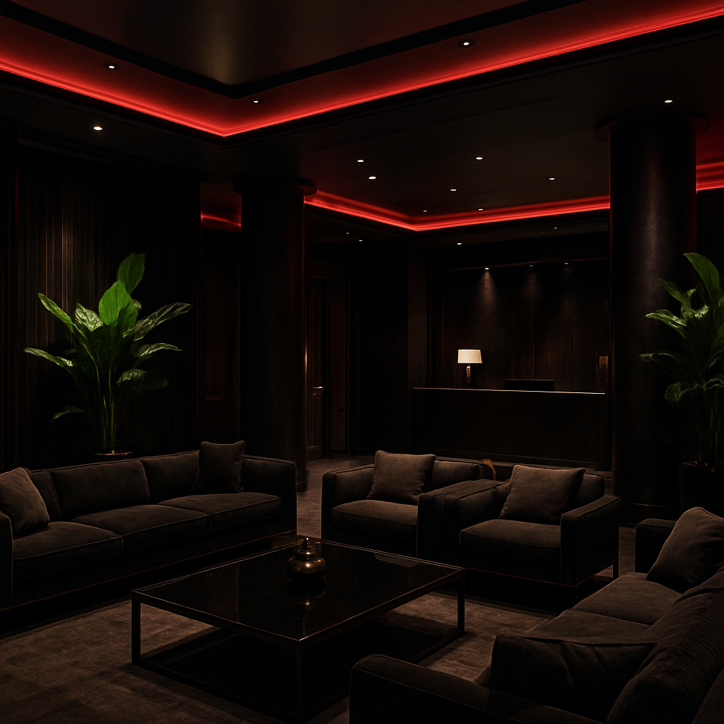 Luxury hotel interior