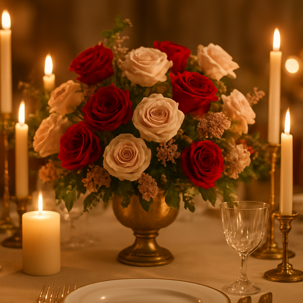 Floral celebration arrangement